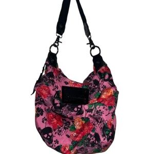 Betsey Johnson Pink Floral Shoulder Bag